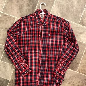 Cinch button down